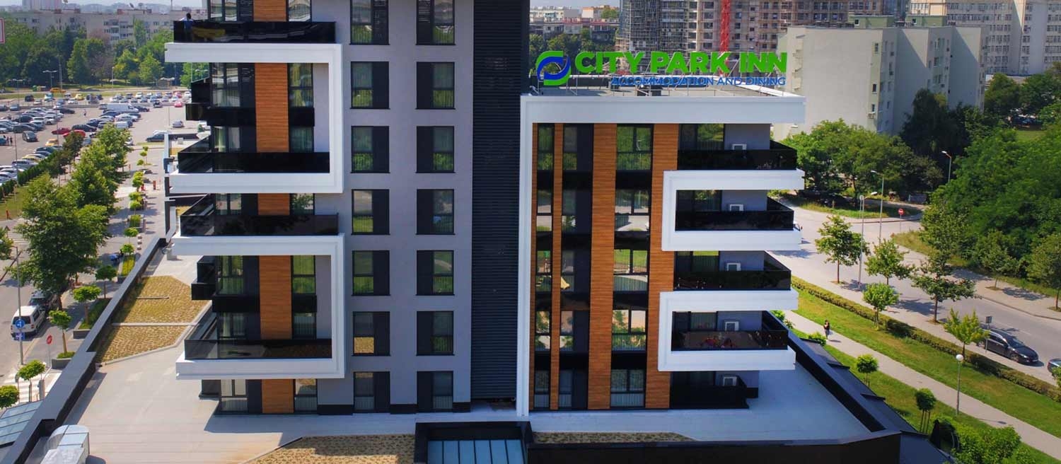 Fachada de edificio en Plovdiv